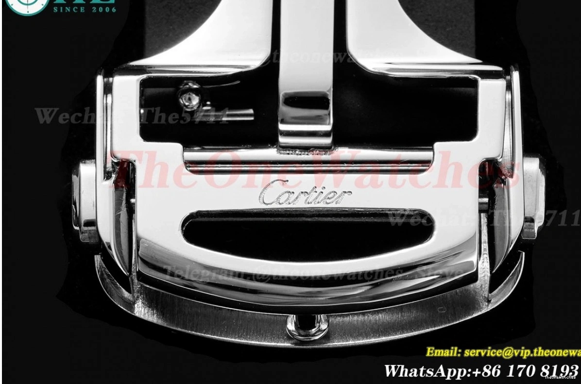 Santos MY9019 Rmn Cartier GF White SS XL 40MM De RU Mens 0412